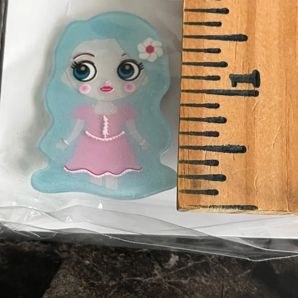 10PCS Baby Toddler Girls Accessories Disney Princess Patterns Hair Clips